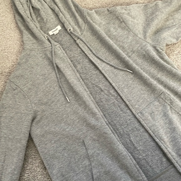 Garage Women’s Grey Zip Up Hoodie - Picture 7 of 8